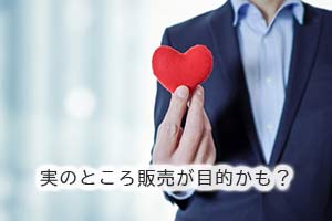 実のところ販売が目的かも？