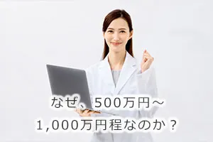 なぜ500万円~1,000万円程なのか?